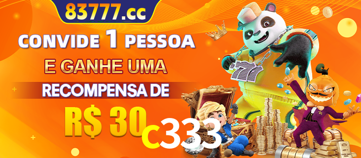 Banner institucional da c333 sobre parceria de marcas e criação de uma marca de excelência, apresentando os mascotes de jogos populares como o Fortune Tiger.