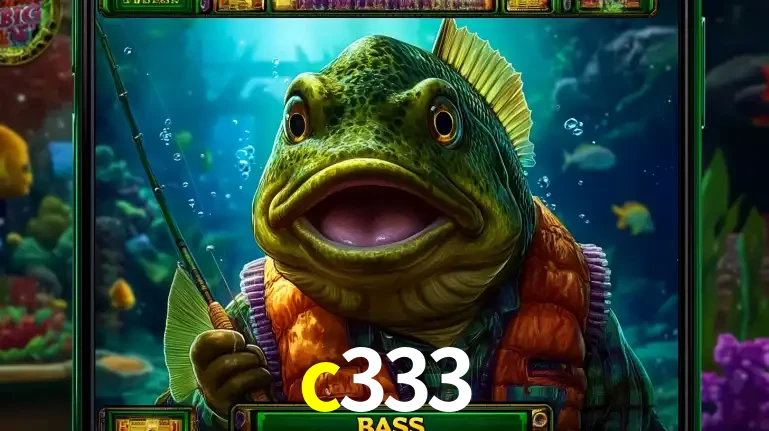 Personagem de peixe pescador do popular jogo de slot com tema de pescaria, uma das emocionantes opções de caça-níqueis para jogar e ganhar no cassino c333.